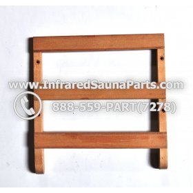 WOOD MAGAZINE HOLDERS - HEMLOCK WOOD MAGAZINE RACK ( 9.5" x 10" ) 1