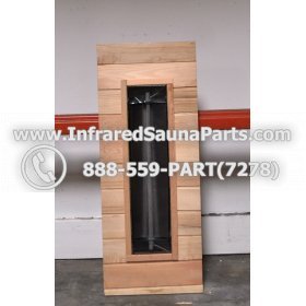 WOOD BENCHS + HEATERS - HEMLOCK WOOD BENCH + HEATHER + BLACK COVER ( 40" x 15.8" ) 1