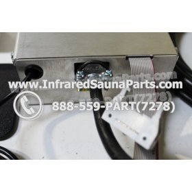 COMPLETE CONTROL POWER BOX WITH CONTROL PANEL - COMPLETE CONTROL POWER BOX O-SAUNA INFRARED SAUNA WITH 110  120 POWER CABLE AND CONTROL PANEL 3