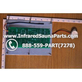 CIRCUIT BOARDS WITH  FACE PLATES - CIRCUIT BOARD WITH FACE PLATE HEATWAVE INFRARED SAUNA 12092007 MANUAL ON  OFF SWITCH 5