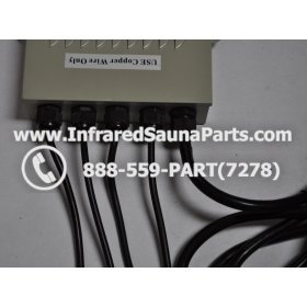 COMPLETE CONTROL POWER BOX 110V / 120V - COMPLETE CONTROL POWER BOX 110V / 120V BAMXSAUNA INFRARED SAUNA WITH 8 HEATER PLUGS v2 5