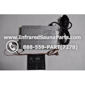 COMPLETE CONTROL POWER BOX WITH CONTROL PANEL - COMPLETE CONTROL POWER BOX HOTWIND INFRARED SAUNA STYLE 3 WITH ONE CONTROL PANEL 1
