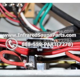 COMPLETE CONTROL POWER BOX WITH CONTROL PANEL - COMPLETE CONTROL POWER BOX LUX INFRARED SAUNA STYLE 2 WITH ONE CONTROL PANEL 8