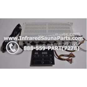 COMPLETE CONTROL POWER BOX WITH CONTROL PANEL - COMPLETE CONTROL POWER BOX WATERSTAR INFRARED SAUNA STYLE 4 WITH ONE CONTROL PANEL 1