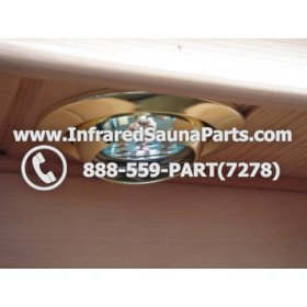 COMPLETE LIGHT ASSEMBLY 12V - COMPLETE LIGHT ASSEMBLY IN GOLD FINISH WITH BULB 12V 3