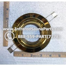 COMPLETE LIGHT ASSEMBLY 220V / 240V - COMPLETE LIGHT ASSEMBLY IN GOLD FINISH WITH BULB 220V / 240V 6