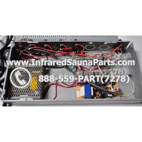 COMPLETE CONTROL POWER BOX 220V / 240V - COMPLETE CONTROL POWER BOX 220V / 240V LUX INFRARED SAUNA STYLE 8 9