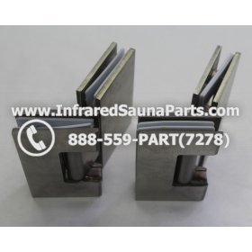 DOOR HINGES - GLASS DOOR HINGE STYLE 11 COMPLETE SET 1