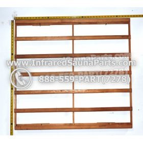 WOOD BACKRESTS - HEMLOCK WOOD BACKREST ( 39.5" x 37.5" ) 5