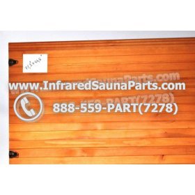 WOOD SAUNA WALLS - HEMLOCK WOOD SAUNA PANEL ( 71.3" x 44.8" ) 2