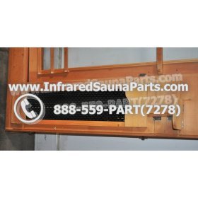 WOOD SAUNA WALLS - HEMLOCK WOOD SAUNA PANEL + DOOR ( 35.5" x 69.5" ) 14