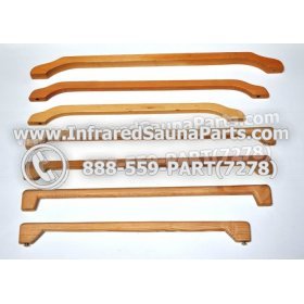 WOOD HANDLES + TOWEL HANDLES - HEMLOCK WOOD TOWEL HANDLE ( 24" x 2" ) 1