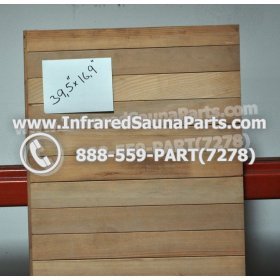 WOOD BENCHS + HEATERS - HEMLOCK WOOD BENCH ( 39.5" x 16.9" ) 3