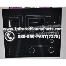 FACE PLATES - FACEPLATE FOR CIRCUIT BOARD YX32764-3 WASAUNA 8 BUTTONS 3