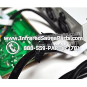 COMPLETE CONTROL POWER BOX WITH CONTROL PANEL - COMPLETE CONTROL POWER BOX GAIA INFRARED SAUNA STYLE 1 WITH TWO CONTROL PANELS 4