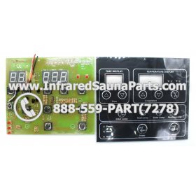CIRCUIT BOARDS WITH  FACE PLATES - CIRCUIT BOARD WITH FACE PLATE SRZHX001 - (10 BUTTONS) 1