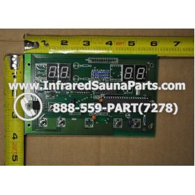 CIRCUIT BOARDS WITH  FACE PLATES - CIRCUIT BOARD WITH FACEPLATE PRECISION THERAPY INFRARED SAUNA LYQPCB 9