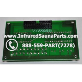 CIRCUIT BOARDS WITH  FACE PLATES - CIRCUIT BOARD WITH FACEPLATE PRECISION INFRARED SAUNA  WSP4 6