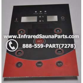 FACE PLATES - FACEPLATE FOR CIRCUIT BOARD HEALTHLAND INFRARED SAUNA  06S084 3