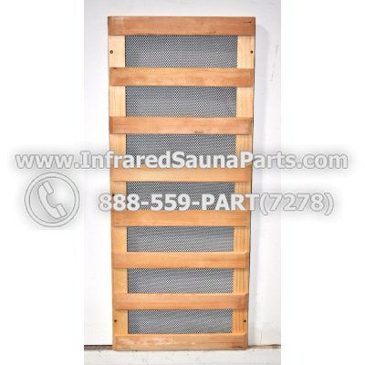 WOOD BACKRESTS - HEMLOCK WOOD BACKREST ( 33.2" X 14" ) 1