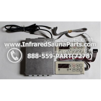 COMPLETE CONTROL POWER BOX WITH CONTROL PANEL - COMPLETE CONTROL POWER BOX SOFTHEAT INFRARED SAUNA WITH TWO CONTROL PANEL 1