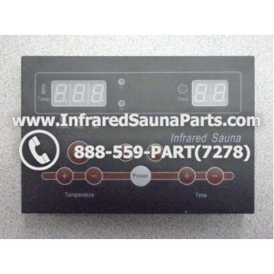 CIRCUIT BOARDS WITH  FACE PLATES - CIRCUIT BOARD WITH FACEPLATE ZENAWAKENING INFRARED SAUNA 06S10195 1