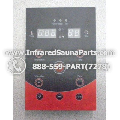 FACE PLATES - FACEPLATE FOR CIRCUIT BOARD  ZENAWAKENING  INFRARED SAUNA  06S084 1
