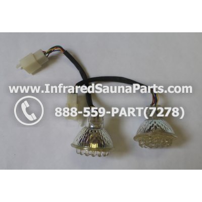 CHROMOTHERAPY - CHROMOTHERAPY LED BULB 12V WITH 7 COLOR COMBO SET OF TWO 1