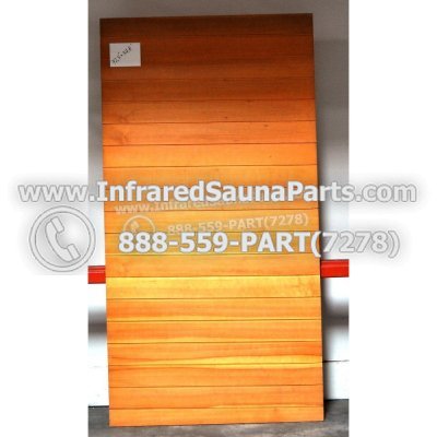 WOOD SAUNA WALLS - HEMLOCK WOOD SAUNA PANEL ( 72.5" x 37.8" ) 1