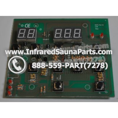 CIRCUIT BOARDS / TOUCH PADS - CIRCUIT BOARD  TOUCHPAD KEYSBACKYARD INFRARED SAUNA YX32764-3 (11 BUTTONS) 1