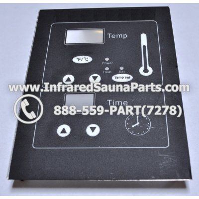 FACE PLATES - FACEPLATE FOR CIRCUIT BOARD BAMXSAUNA INFRARED SAUNA 03112006 OR 12092007 1