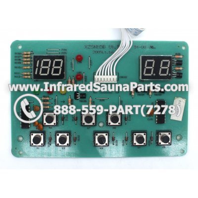 CIRCUIT BOARDS / TOUCH PADS - CIRCUIT BOARD  TOUCHPAD  HOTWIND INFRARED SAUNA XZSN1DB V1.5 1
